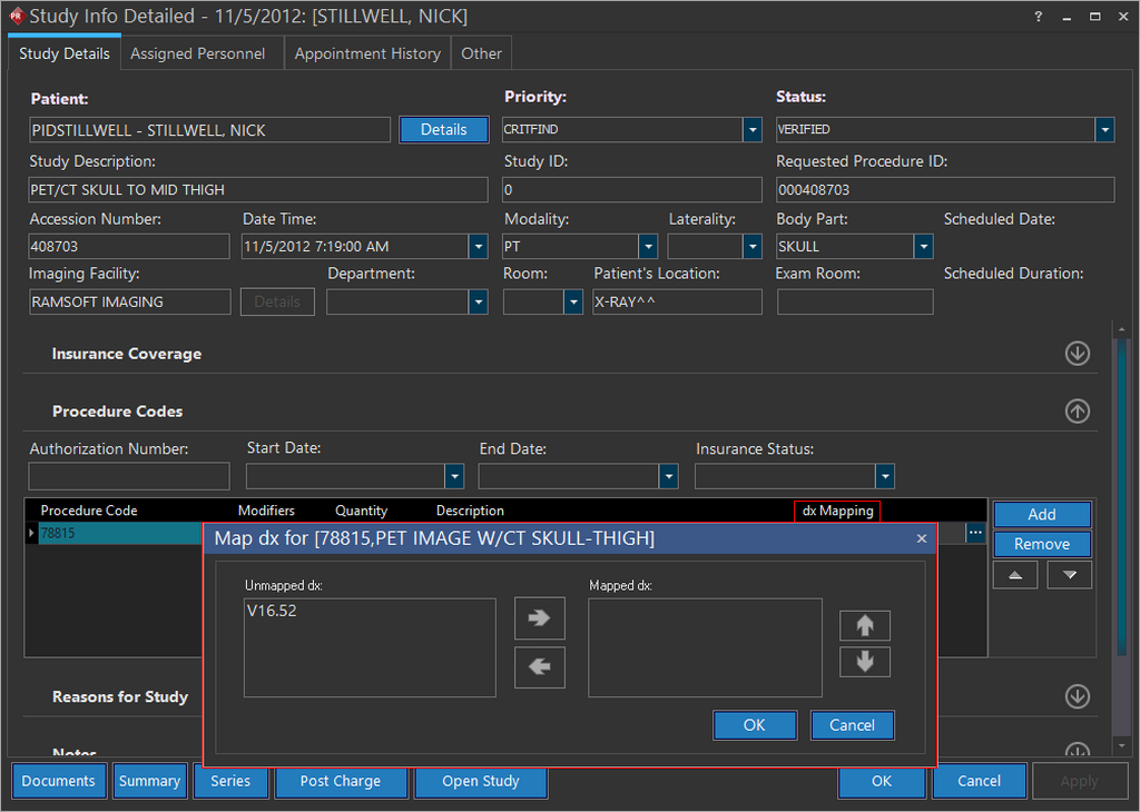 DX Mapping Study Info
