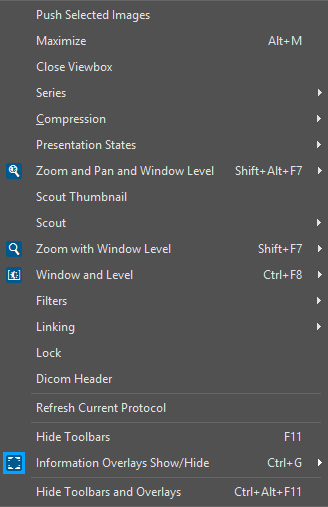 Image right click menu